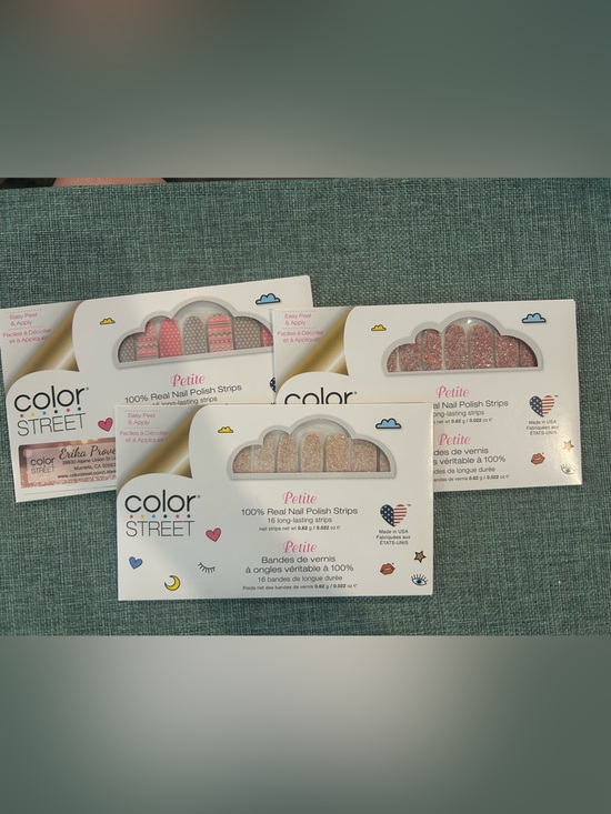 Color Street Other - Color Street Petite Nail Polish Strips – Lot of 3 – NEW/Sealed